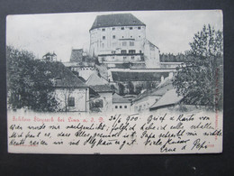 AK Steyregg B. Linz Steyreck Schloss 1900  // D*53995 - Linz Urfahr