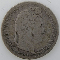FRANCE - LOUIS PHILIPPE I - 1/2 Franc 1845B - B/B+ - Gad. : 410 - 1/2 Franc
