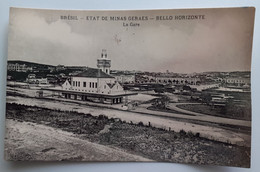 Bello Horizonte Etat De Minas Geraes La Gare   Ca. 1910y.     E341 - Belo Horizonte