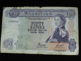 50 FIFTY Rupees 1967 - ILE MAURICE - Bank Of Mauritius  **** EN ACHAT IMMEDIAT ***** - Mauritius