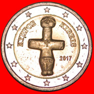 * GREECE (2008-2022): CYPRUS ★ 2 EURO 2017 MINT LUSTRE! UNCOMMON YEAR! LOW START ★ NO RESERVE! - Chipre