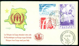 Belgie 1960 FDC Vluchtelingen Van Kongo - 1951-1960