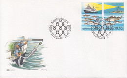 2002. DANMARK. Maritime Research Complete Set On FDC 25.9.2002.  (Michel 1316-1317) - JF434061 - Briefe U. Dokumente