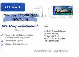 61525 - Australien - 2000 - $1.50 Bruecke Sydney EF A LpBf SYDNEY -> Niederlande - Cartas & Documentos