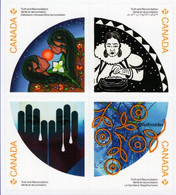 Canada - 2022 - Aboriginal Art - Truth And Reconciliation - Mint Self-adhesive Stamp Set - Ungebraucht