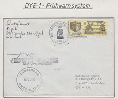 USA DYE One  Early Warning System  Cover Signature Ca  US Air Force 22 JUN 1981  (EW158) - Vols Polaires