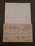LETTRE 1916 SERVICE DES PRISONNIERS DE GUERRE Lager GRAFENWOHR BAYERN  DE PARIS  BARAQUE 58 K - Other & Unclassified