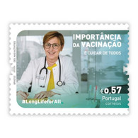 Portugal ** & The Importance Of Vaccination,It's Taking Care Of Everyone 2022 (79799) - Used Stamps