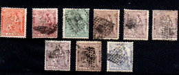 España Nº 131/3, 135/7. Año 1873 - Used Stamps