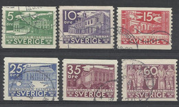 SUEDE N° 229 à 234 De 1935 SWEDEN Oblitéré - Otros & Sin Clasificación