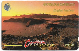 Antigua & Barbuda - C&W (GPT) - English Harbour - 13CATD (Silver) - 1995, 15.000ex, Used - Antigua U. Barbuda