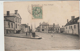 Montmort Lucy (51 - Marne) La Place Publique - Montmort Lucy