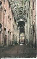 THE NAVE LOOKING EAST - ELY CATHEDRAL - CAMBRIDGESHIRE WITH CHATTERIS R.S.O. - Ely