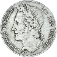 Monnaie, Belgique, Leopold I, 5 Francs, 5 Frank, 1849, Bruxelles, TTB, Argent - 5 Francs