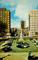 South Carolina Columbia Looking Down Main Street From Capitol Steps - Columbia