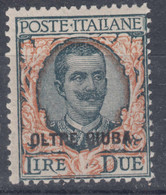 Italy Colonies Oltre Giuba 1925 Sassone#13 Mint Never Hinged - Oltre Giuba
