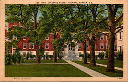 South Carolina Sumter Tuomey Hospital Main Entrance 1948 - Sumter