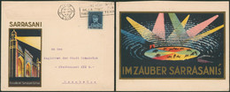 Képi - N°320 Sur Lettre Illustrée "Sarrasani" (Cirque / Circus) Expédié De Liège > Osnabrück (Allemagne). TB ! - 1931-1934 Képi