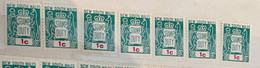 (stamp 19-10-2022) Mint - Australia - Stamp Duty 6 X 1c Green - 6 X 2c Blue - 6 X 3c Orange (total 18 Duty Stamps) - Fiscale Zegels