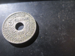 FRANCE- TUNISIE - 5 CENTIMES -1919- SUP - Tunesien