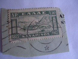 GREECE POSTMARK  ON PAPERS  ΚΑΒΑΛΛΑ   1927 - Marcofilie - EMA (Printer)