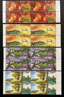 India 2001 STORIES OF PANCHTANTRA COMPLETE SET Of 4 SE-TENANTS In Block Of 4's (32 Stamps) MNH - Autres & Non Classés