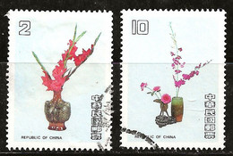 Taiwan 1986 N°Y.T. : 1604 Et 1607 Obl. - Gebruikt