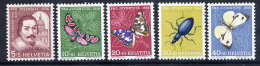 SWITZERLAND 1956 Pro Juventute Set MNH / **.  Michel 632-36 - Neufs