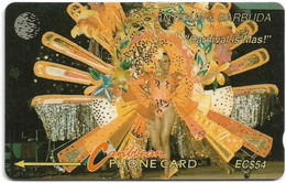 Antigua & Barbuda - C&W (GPT) - Carnival - 10CATB - 1993, 20.000ex, Used - Antigua U. Barbuda