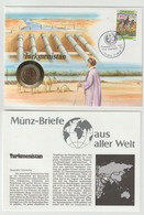 Numisbrief Münz-briefe Aus Aller Welt TURKMENISTAN 1992 - Zonder Classificatie