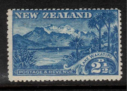 NZ 1898 2 1/2d Blue Lake Wakitipu SG 320 UNHM #AIP10 - Unused Stamps