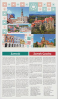 2022 Poland, Booklet / See More - Town Hall And The Rynek Wielki In Zamosc, Czocha Castle Architecture / MNH** - Cuadernillos