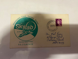 (3 L 4) SKYLAB - SL-2 Launch - Space Cover - Cancelled Canberra 25 May 73 - Oceanía