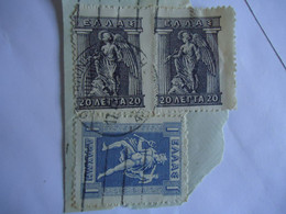 GREECE POSTMARK  ON PAPERS  ΘΕΣΣΑΛΟΝΙΚΗ  19 - Marcofilie - EMA (Printer)