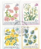 HUNGARY 4302-4305,used,cut On Paper - Used Stamps