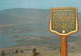 Anarchist Mountain Lookout From Trans-British Columbia Highway No. 3 A Bird's-eye View Of Osoyoos + Osoyoos Lake - Osoyoos