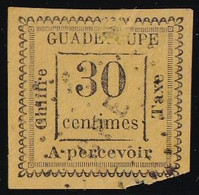 Guadeloupe Taxe N°10 - Oblitéré - Pelurage - B - Timbres-taxe