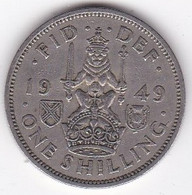 Ecosse 1 Shilling 1949 George VI, En Cupronickel, KM# 877 - Schots