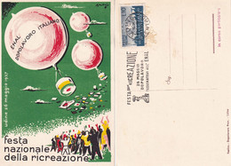 1957 - ENAL - Festa Nazionale Della Ricreazione - Cartolina - Labor Unions