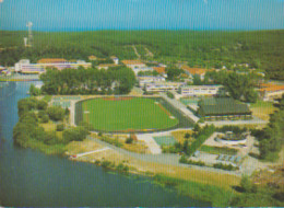 Cpm 10x15. Stade D'  HOURTIN (33) Vue Générale Aérienne - Stadiums