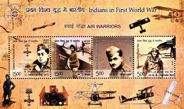 India 2019 WAR MEMORIAL Indians In First World War WW1 MINIATURE SHEET MS MNH - Andere & Zonder Classificatie