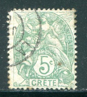 CRETE- Y&T N°5- Oblitéré - Used Stamps