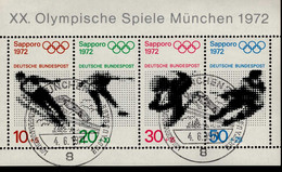 Bund Block 06 Olympische Spiele München Used Gestempelt (ESST) Hamburg - 1959-1980