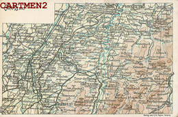 CARTE GEOGRAPHIQUE DE LA SUISSE GRUSS AUS GRUYERES ROMONT FREIBURG LUTRY MOIDONS LA JOUX VILLARS NEYRUZ JURA - Romont