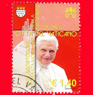 VATICANO - Usato - 2006 - Viaggi Di Benedetto XVI Nel Mondo - 1,40 - Colonia - Usados