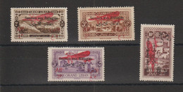 Grand Liban 1926 PA 17-20, 4 Val * Charnière MH - Poste Aérienne