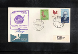South Africa 1974 Space / Raumfahrt Johannesburg STDN Tracking Station  - Netherlands Satellite ANS-A  Interesting Cover - Afrique