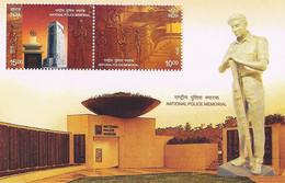 India 2018 NATIONAL POLICE MEMORIAL MINIATURE SHEET MS MNH As Per Scan - Andere & Zonder Classificatie