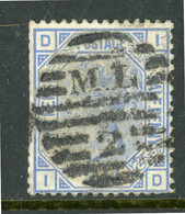 -GB-1880-81-"Queen Victoria"(Plate 22)Used-"Mark Lane Cancel" ( $ 40.00 ) - Unclassified