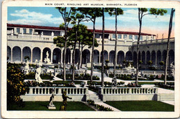 Florida Sarasota Ringlng Art Museum Main Court 1937 - Sarasota